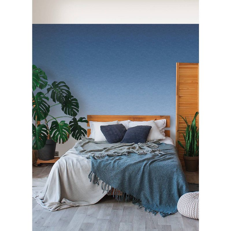 RoomMates Aura Ombre Peel and Stick Wallpaper Mural Blue, 2 of 5