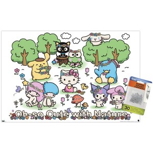 Trends International Hello Kitty and Friends: 24 Nature - Group Unframed Wall Poster Prints - 1 of 4