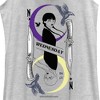 Women's Wednesday Character Line Art Racerback Tank Top - 2 of 4