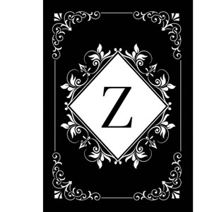 Briarwood Lane Everyday Double Sided Garden Flag 12x18 For Outdoor Black and White Monogram Z Garden Flag Flags For Outside - 1 of 4
