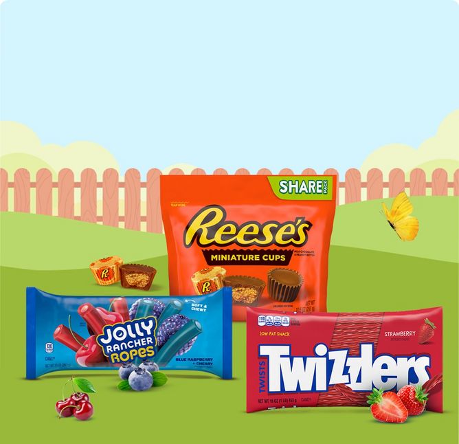 JOLLY RANCHER, REESE'S & TWIZZLERS