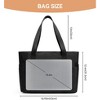 Generic Large Tote Bag, Zipper Shoulder Bag for Women Trolley Sleeve Laptop Travel Work - 2 of 4