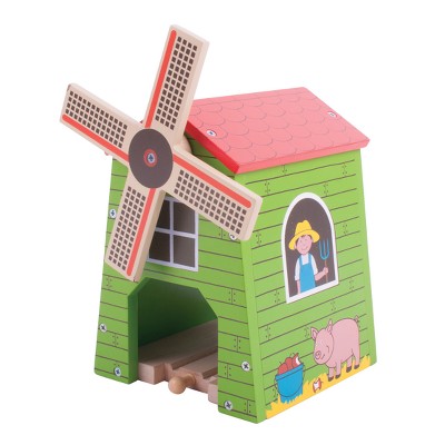 Bigjigs Rail Country Windmill Wooden Railway Train Set Accessory