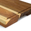 MegaChef 15.5 x 12 Inch Acacia Wood Reversible 1.5 Inch Thick Carving and Cutting Board with Juice Groove - 4 of 4
