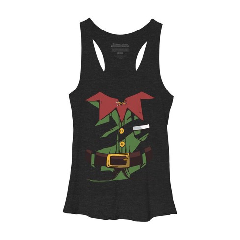 Women's Design By Humans Papa Elf Christmas Shirt Papa Elf Shirt for Men Papa Elf By rasok Racerback Tank Top - image 1 of 3