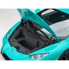 Lamborghini Huracan EVO Blu Glauco Blue 1/18 Model Car by Autoart - 3 of 4