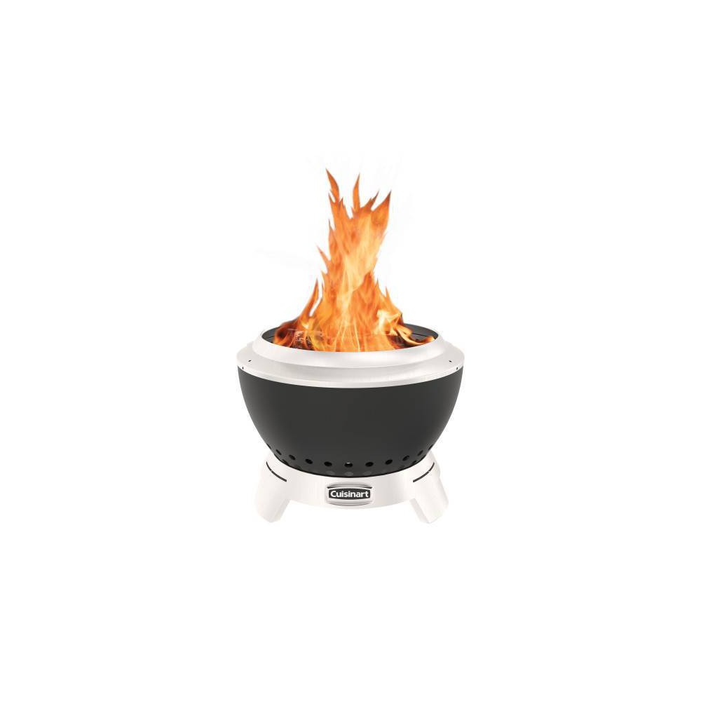 Photos - Electric Fireplace Cuisinart 19.5" Cleanburn Round Outdoor Fire Pit Black 
