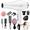 Morfone 12pcs-in-1 Hair Drying Set - Hair Dryer. Quickly dries hair - Compact and portable, suitable for the whole family - Gift set. - 2 of 4