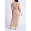 ELOQUII Women's Plus Size Printed Mesh Dress - 3 of 3