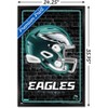 Trends International NFL Philadelphia Eagles - Neon Helmet 23 Framed Wall Poster Prints - 3 of 4