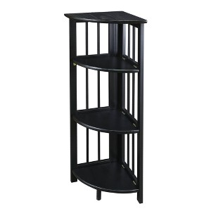 4 Shelf Corner Folding Bookcase - Flora Home - 1 of 4