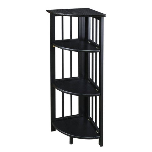 Corner best sale bookshelf target