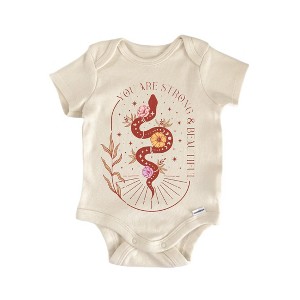 Snake Strong Moon Child Newborn Baby Onesie® Bodysuit GS1 - 1 of 4
