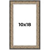PosterPalooza | Ornate Silver Picture Frame - UV Acrylic, Foam Board Backing, Hanging Hardware - 2 of 4