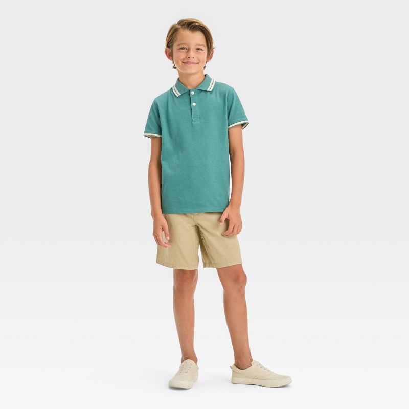Boys' Flat Front 'At the Knee' Chino Shorts - Cat & Jack™, 4 of 6