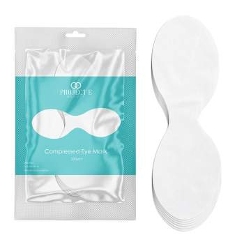 Project E Beauty 500 Disposable Eye Masks | Non-Woven Cotton Pads | 100% Cotton Sheet Masks for Eyes | DIY Eye Mask for Toner, Serum, or Lotion
