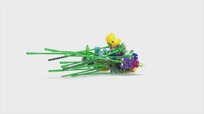 LEGO Icons Wildflower Bouquet Artificial Flowers 10313, 2 of 13, play video