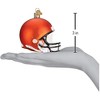 Old World Christmas Blown Glass Ornament for Christmas Tree, Cleveland Browns Helmet - 3 of 3
