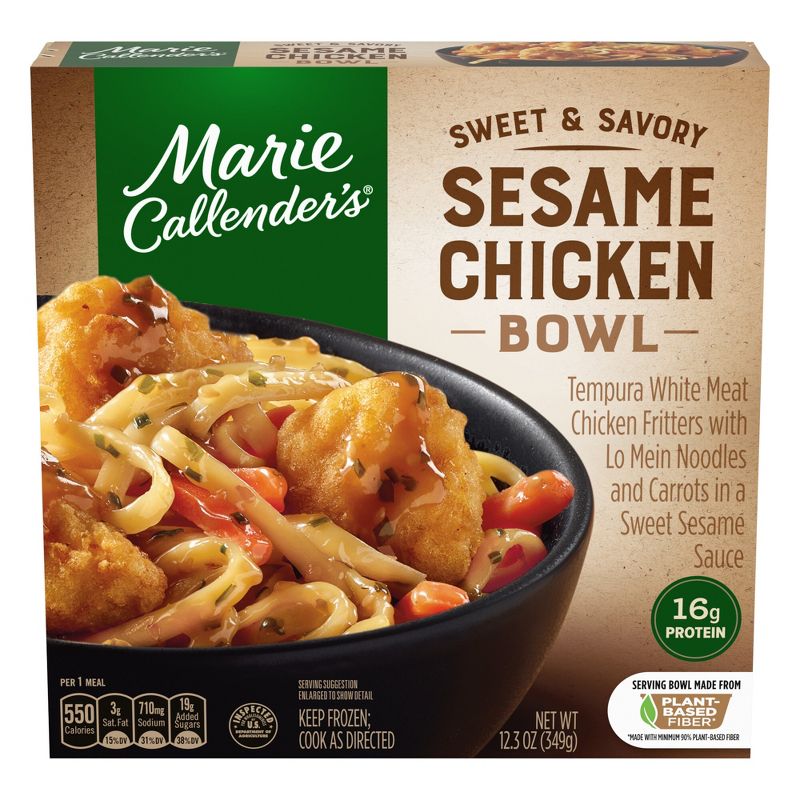 Marie Callender's Frozen Sesame Chicken Bowl - 12.3oz, 1 of 6