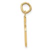 Black Bow Jewelry 14k Yellow Gold, Athletic Collection Medium Polished Number 5 Pendant - 2 of 4
