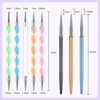 Saviland Pro Dot & Line Master Kit - 8PC Dual-Tip Dotting Stylus & Liner Brush Set for Gel Art Precision Craft. (Size: 8 Count) - 4 of 4