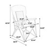 PAGED Outdoor Camping Chair,Portable Folding Camping Chair with Cup Holder for Outdoor Travel Lawn Backyard - 3 of 4