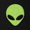 Dalix Alien Embroidery Relaxed Hoodie Soft Fleece Sweatshirt Drawcord Fit Lounge Mens - 2 of 4