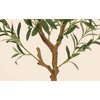 Olive Tree Artificial Plants 120 cm with White Pot for Artificial Plant Plants Large - 4 of 4