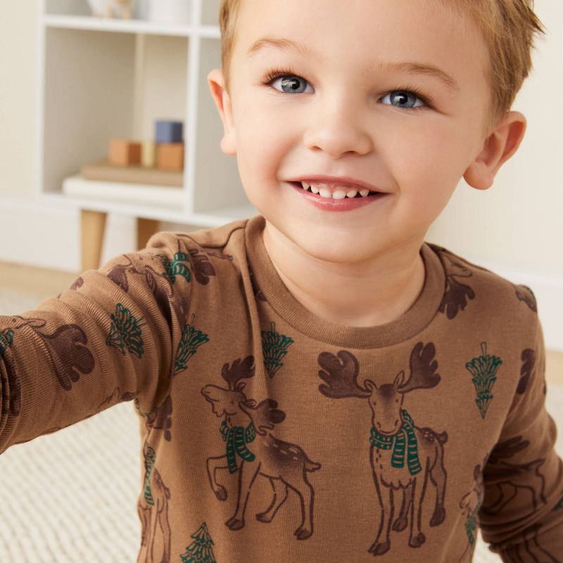 Carter's Just One You® Toddler Boys' Long Sleeve Pajama Set, 5 of 8