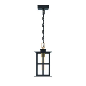 Eurofase Lighting Greyson 1 - Light Pendant in  Brass/Black - 1 of 3