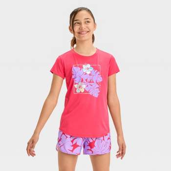Girls' Short Sleeve Graphic T-Shirt - All In Motion™