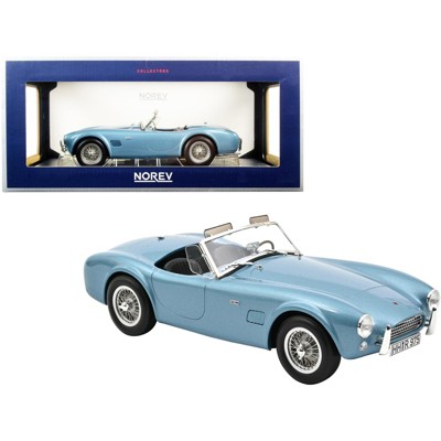 1963 Shelby AC Cobra 289 Light Blue Metallic 1/18 Diecast Model Car by Norev