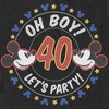 Men's Mickey & Friends Oh Boy 40 Let's Party T-Shirt - image 2 of 4