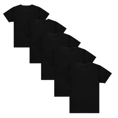 Womens 5 Pack Crew Neck Tees