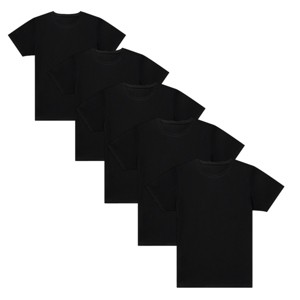 Womens 5 Pack Crew Neck Tees - 1 of 3