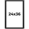 PosterPalooza | Flat Black Picture Frame - UV Acrylic, Foam Board Backing, Hanging Hardware - 2 of 4