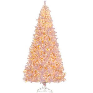 Cesicia 90" Tall Artificial Christmas Tree with Realistic Branches - 1 of 4