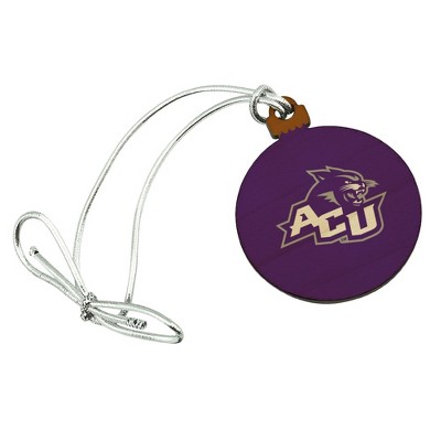 Abilene Christian Primary Logo Mini Small Tiny Wood Christmas Tree Holiday Ornament