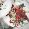 4.75"H Sullivans Christmas Cardinal Disc Ornaments Set of 2  Multicolor - 2 of 3
