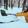 3 In 1 Windshield Ice Scraper Extendable Car Snow Removal Tool Telescoping Car Broom Snow Shovel Automobile Frost Removal - 4 of 4