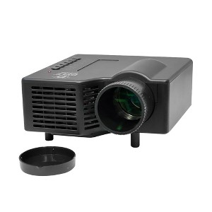 LED Video Game Projector for Home Entertainment with Built-in Speaker, USB/SD Inputs, 16:9 and 4:3 Aspect Ratios - 1 of 1