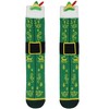 Elf The Movie Buddy 3D Costume Design Men's Crew Socks With Felt Hat and Feather - 2 of 4