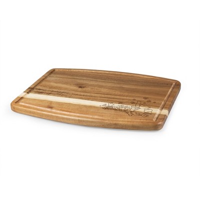 Toscana Disney Winnie the Pooh Ovale Acacia Cutting Charcuterie Board