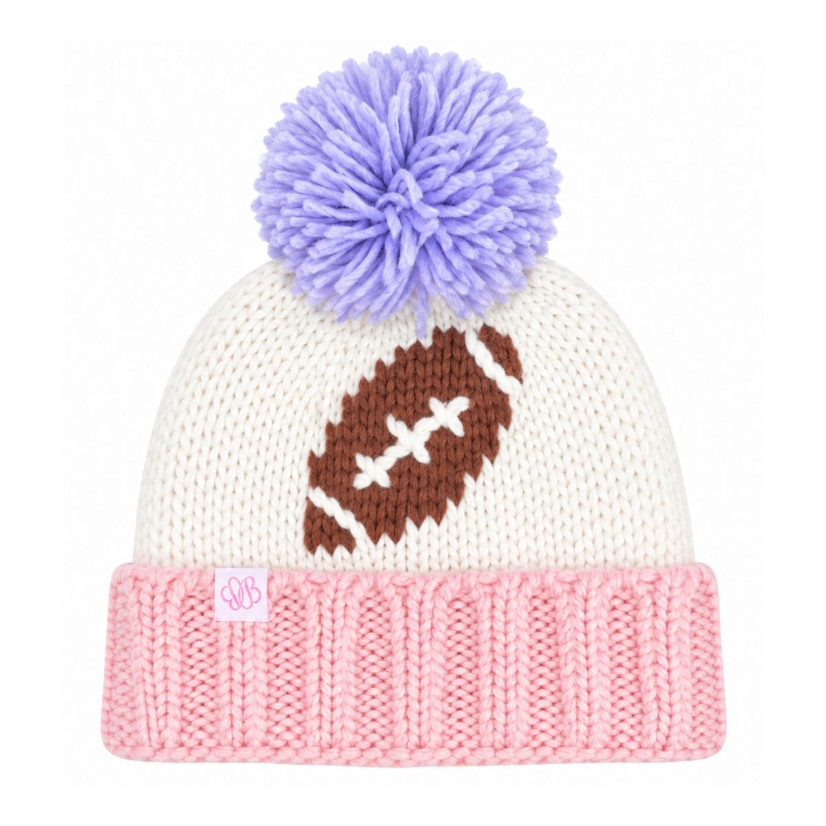 Bits & Bows Football Bobble Hat - thumbnail 10