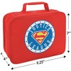 Justice League Superman Athletic Logo Insulated Soft Sided Lunch Box - 2 of 4