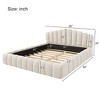 CAVINAS Queen Size Wood Montessori Bed,Modern Floor Bed with Shell-Shaped Headboard,Toddler Bed for Bedroom - 3 of 4