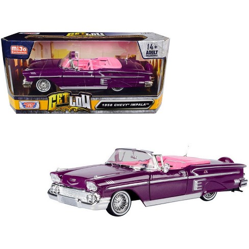 1958 Chevrolet Impala Convertible Lowrider Purple Metallic w/Pink Interior  