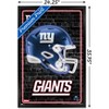 Trends International NFL New York Giants - Neon Helmet 23 Framed Wall Poster Prints - 3 of 4