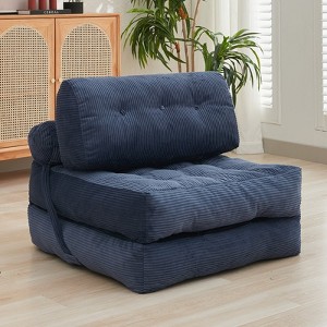 Mjkone Folding Sofa Bed, Convertible Sleeper Chair with Pillow - 1 of 4