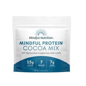 Mindful Nutrition Protein Cocoa Mix - 7.2oz : Target